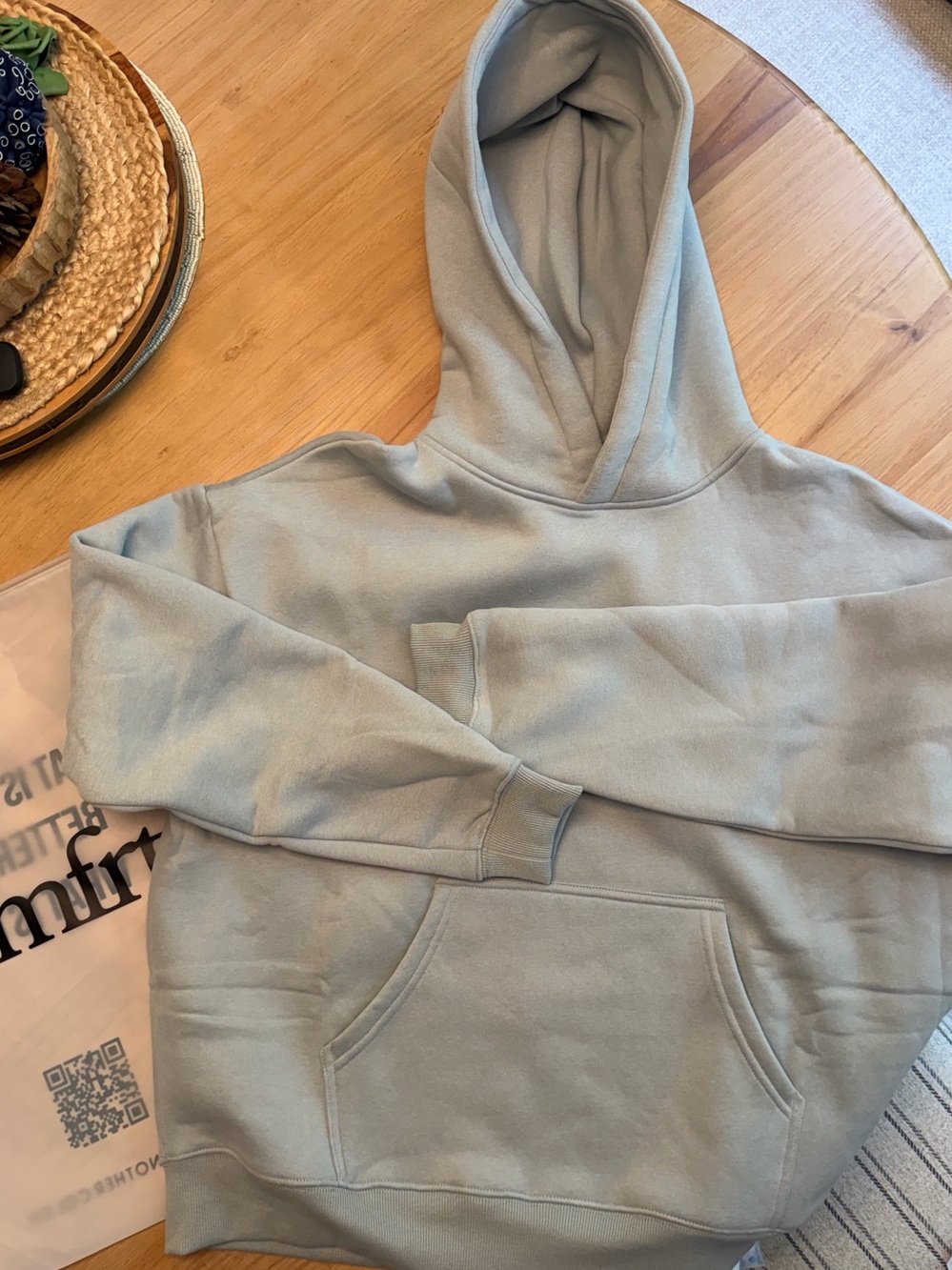 Women's Light Gray Pullover Hoodie - Classic Cozy Sweatshirt
